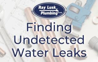 Image text reads: "Finding Undetected Water Leaks"