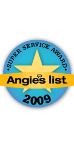 Angie's List Super Service Award for 2009